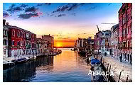 День 2 - Відпочинок на Адріатичному морі Італії – Венеція – Палац дожів – Острови Мурано та Бурано – Гранд Канал